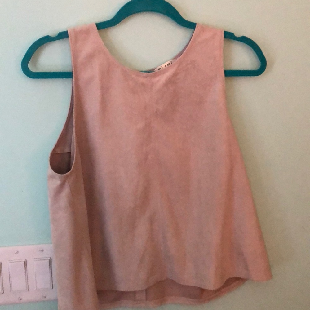 Tan Suede Shirt